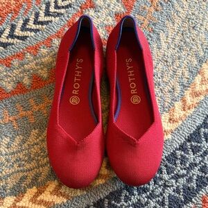Rothy's Women's Scarlet Red Flats